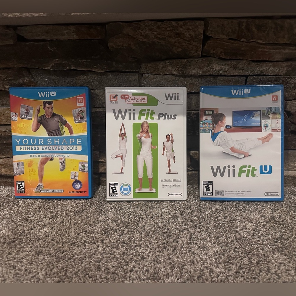 Wii Fitness Your Shape Fitness Evolved 2014, Wii fit Plus, Wii fit U